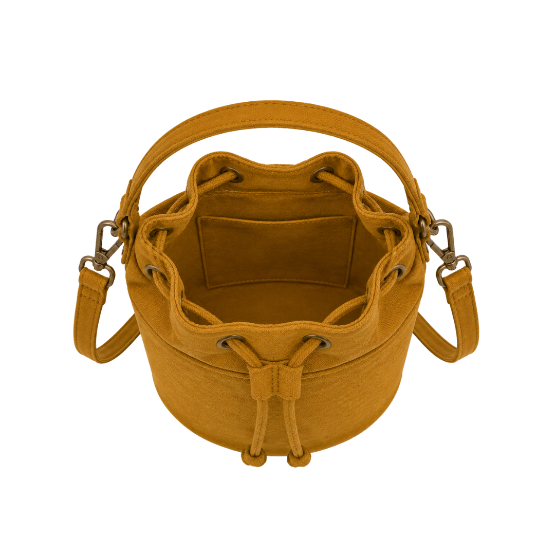 Emporio Medium Canvas Bucket Handbag