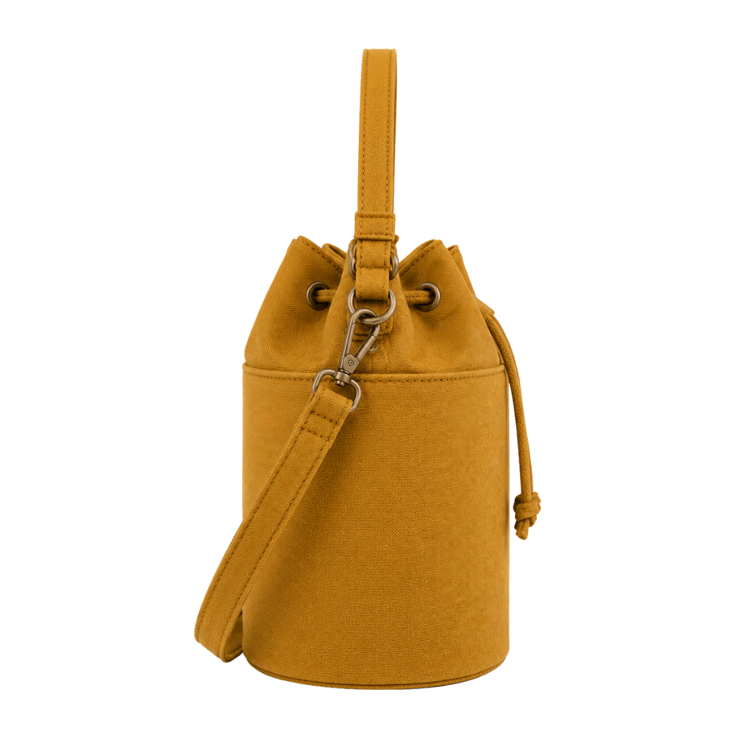 Emporio Medium Canvas Bucket Handbag