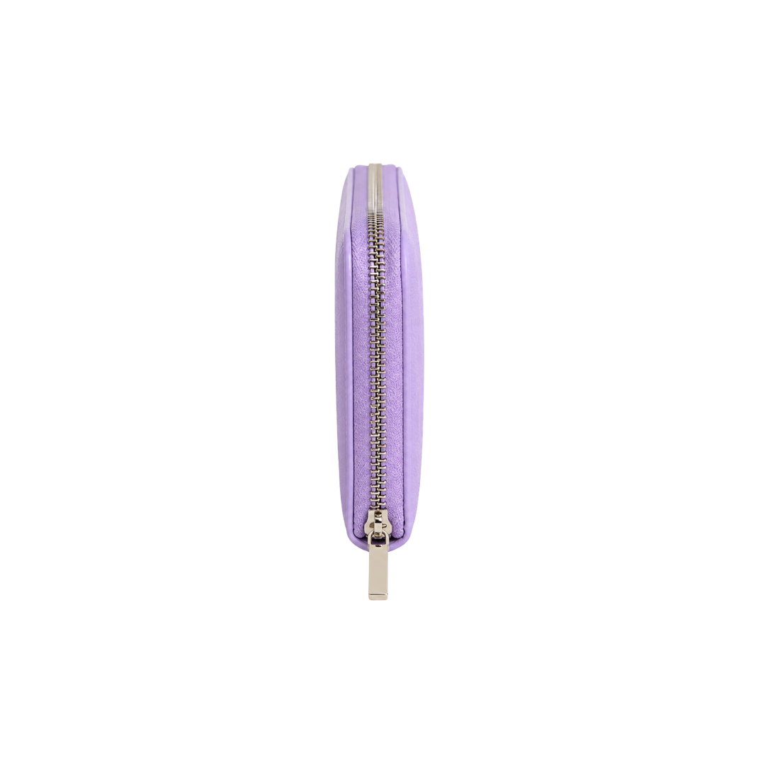 Emporio Medium Leather Long Zip Wallet