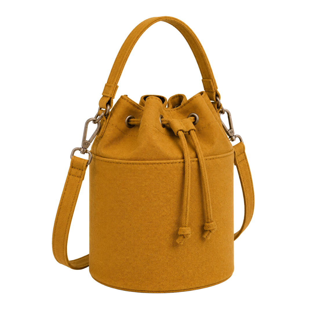 Emporio Medium Canvas Bucket Handbag