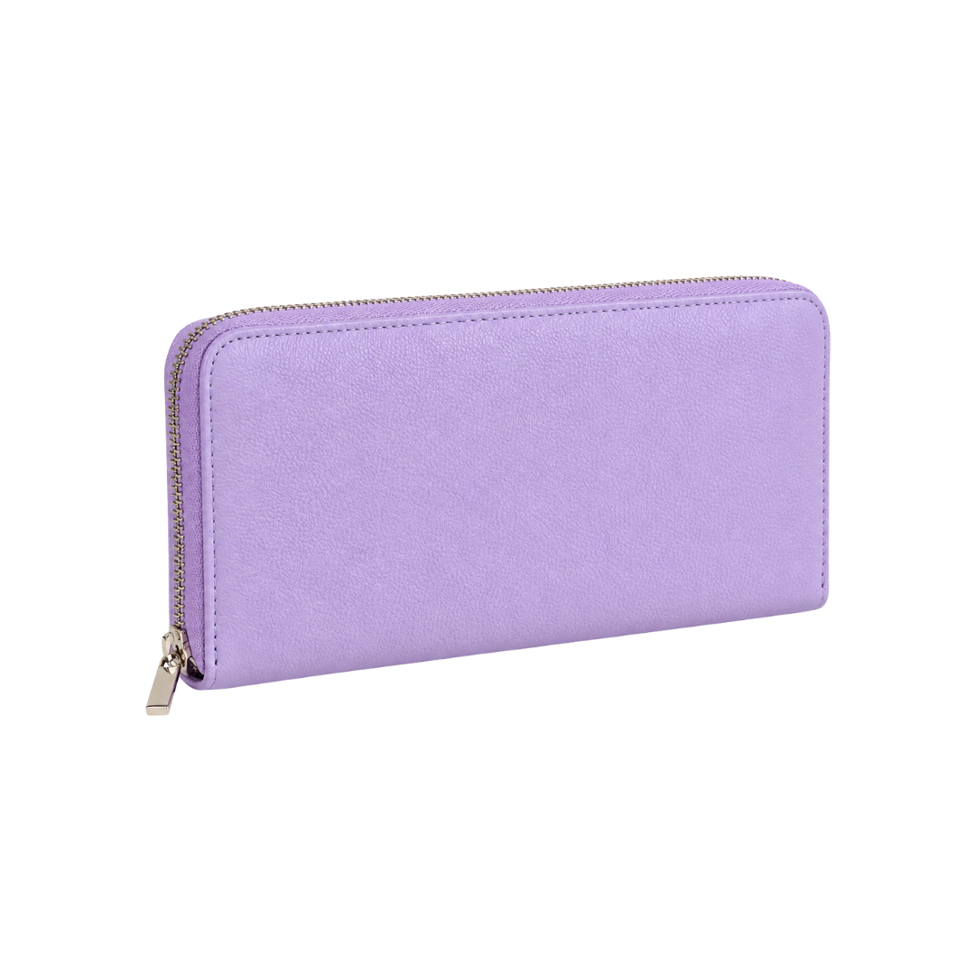Emporio Medium Leather Long Zip Wallet