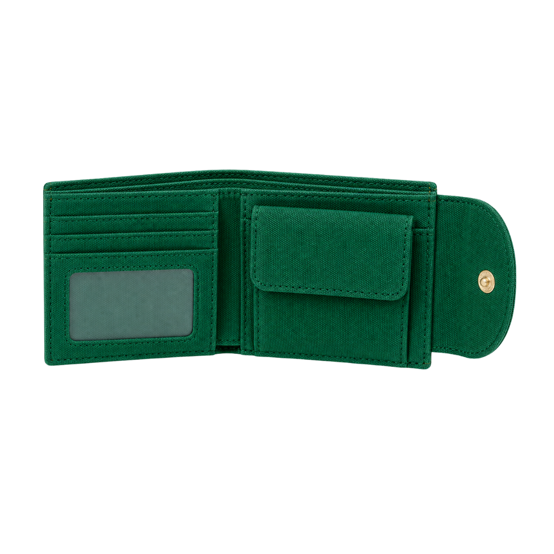 Emporio Women's Medium Bifold Canvas Wallet